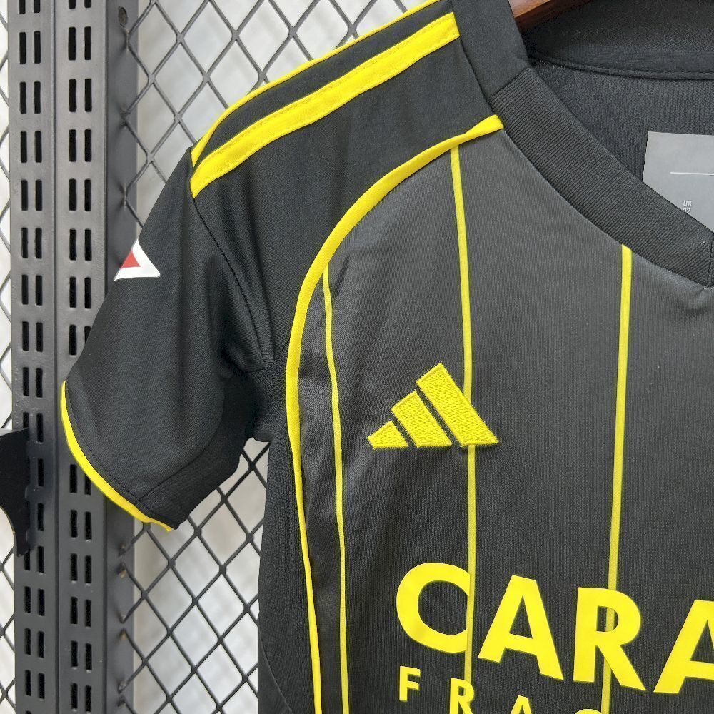 25-26 Real Zaragoza Away Kids Kit Soccer T-Shirt AAAAJersey Supply Yupoo 5