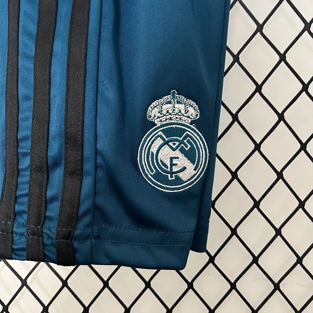 17-18 Real Madrid Third Away Retro Kids Kit Size-16-28 Soccer Jersey Yupoo 4