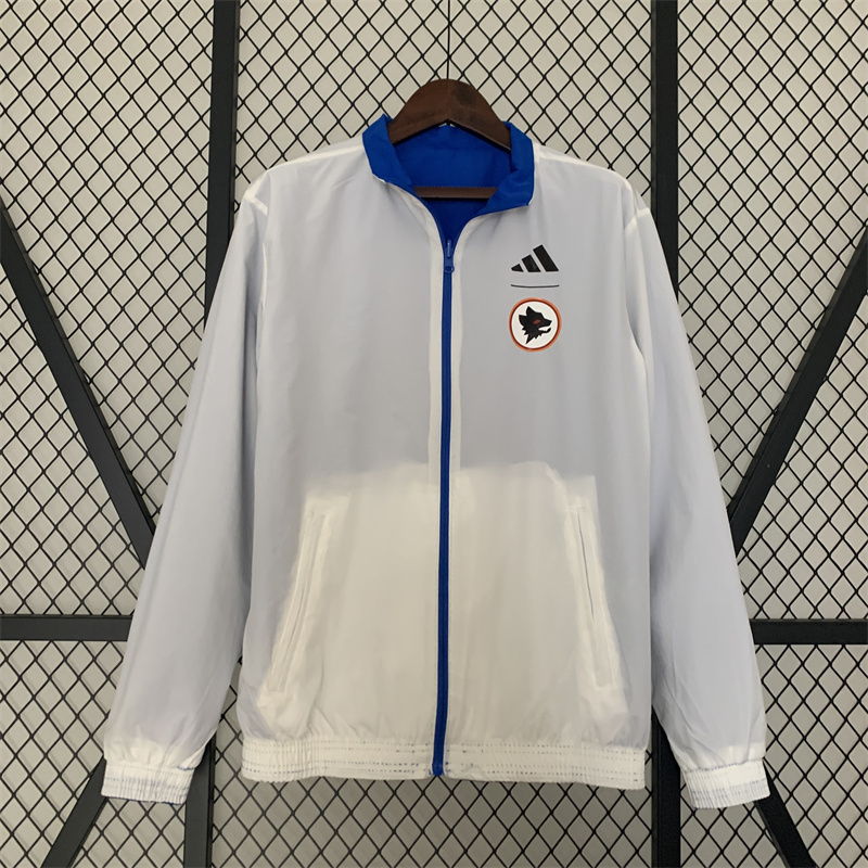 23-24 Roma Reversible Windbreaker White 4