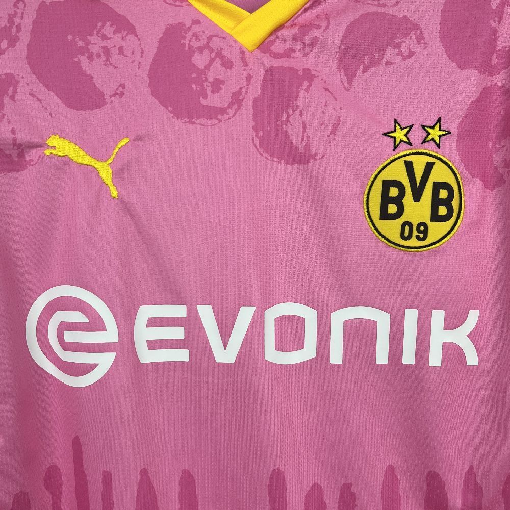 25-26 Borussia Dortmund Pink Kit Special Edition Shirt Football Apparels Soccer AAAAJersey Yupo 1