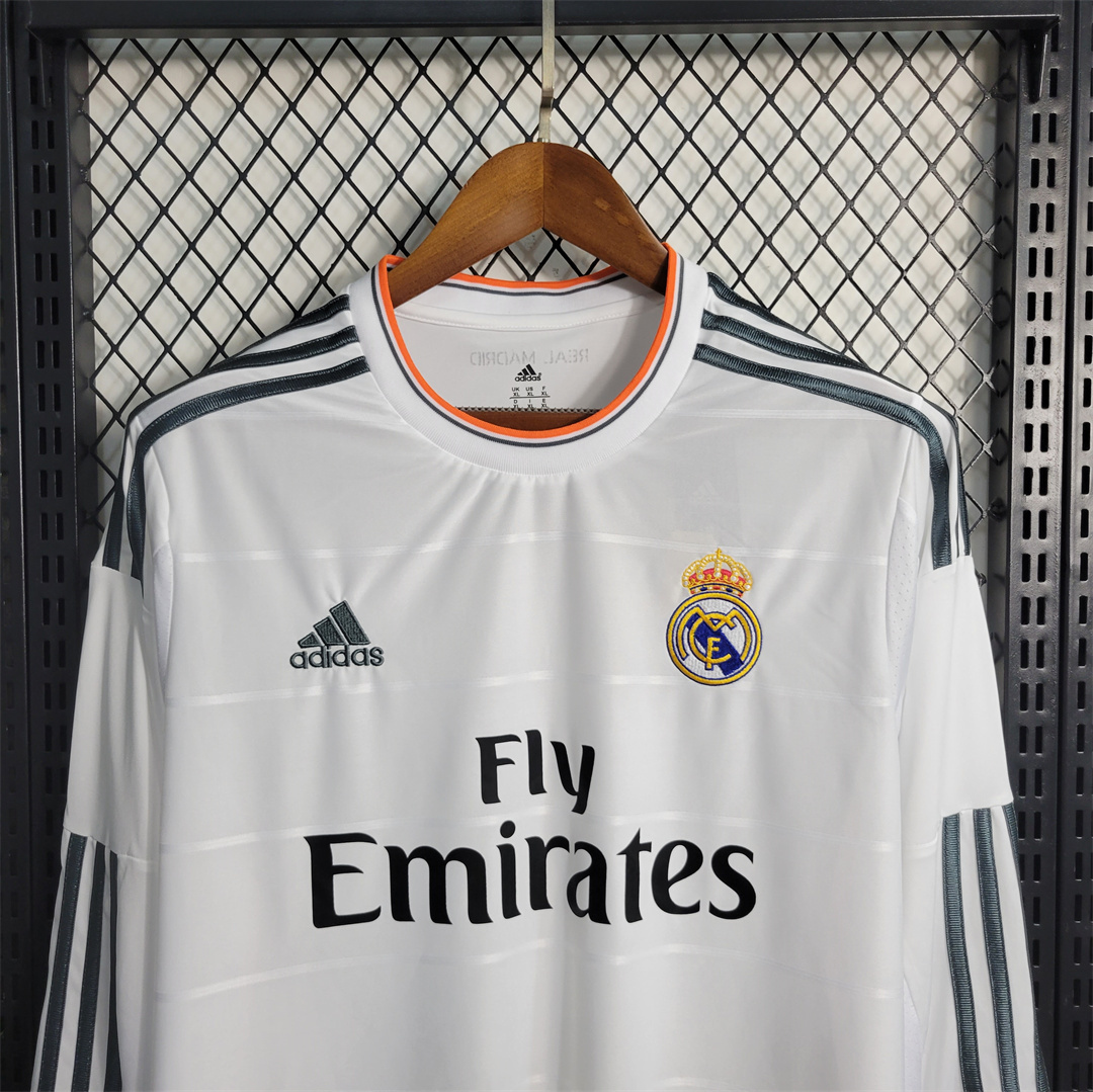 13-14 Real Madrid home long sleeves 7