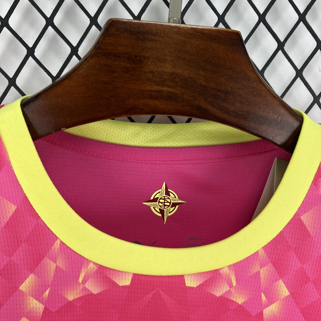 2026 Portugal Mens Goalkeeper Kit Football Pink T-Shirt AAAAJersey Supply Yupoo 7 4