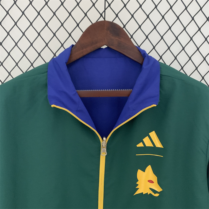 23-24 Roma Reversible windbreaker green S-XXL 10