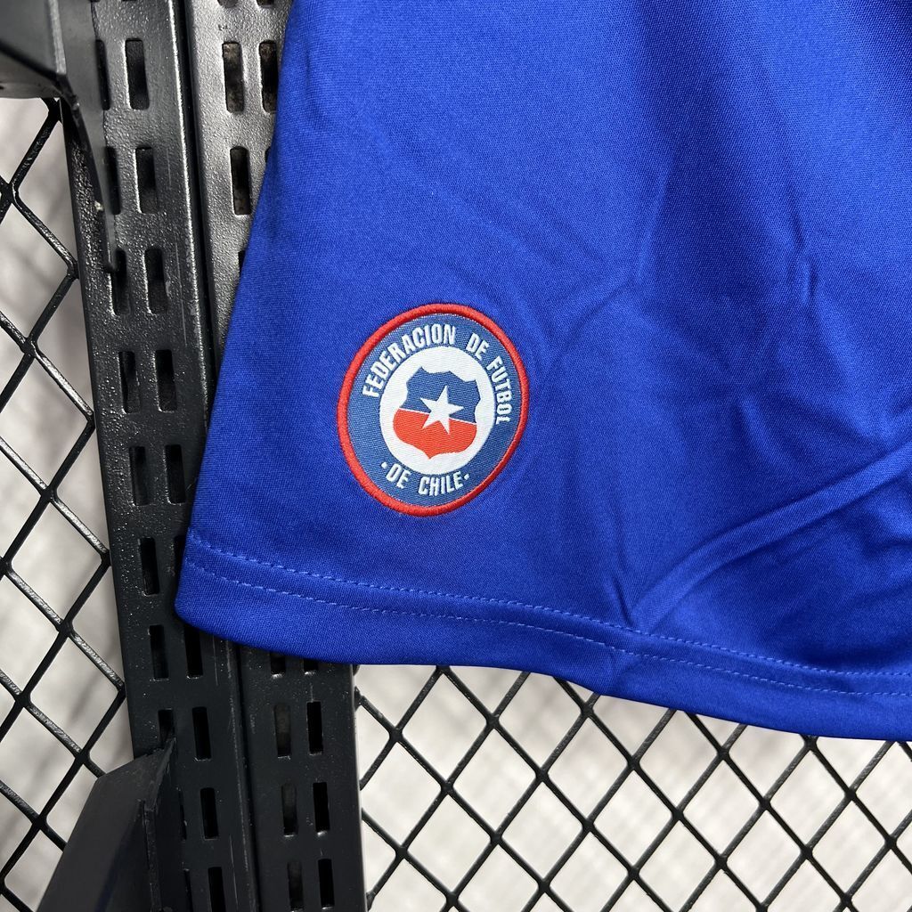2024 Chile Home Shorts Football Trousers Soccer AAAAJersey Yupoo 3