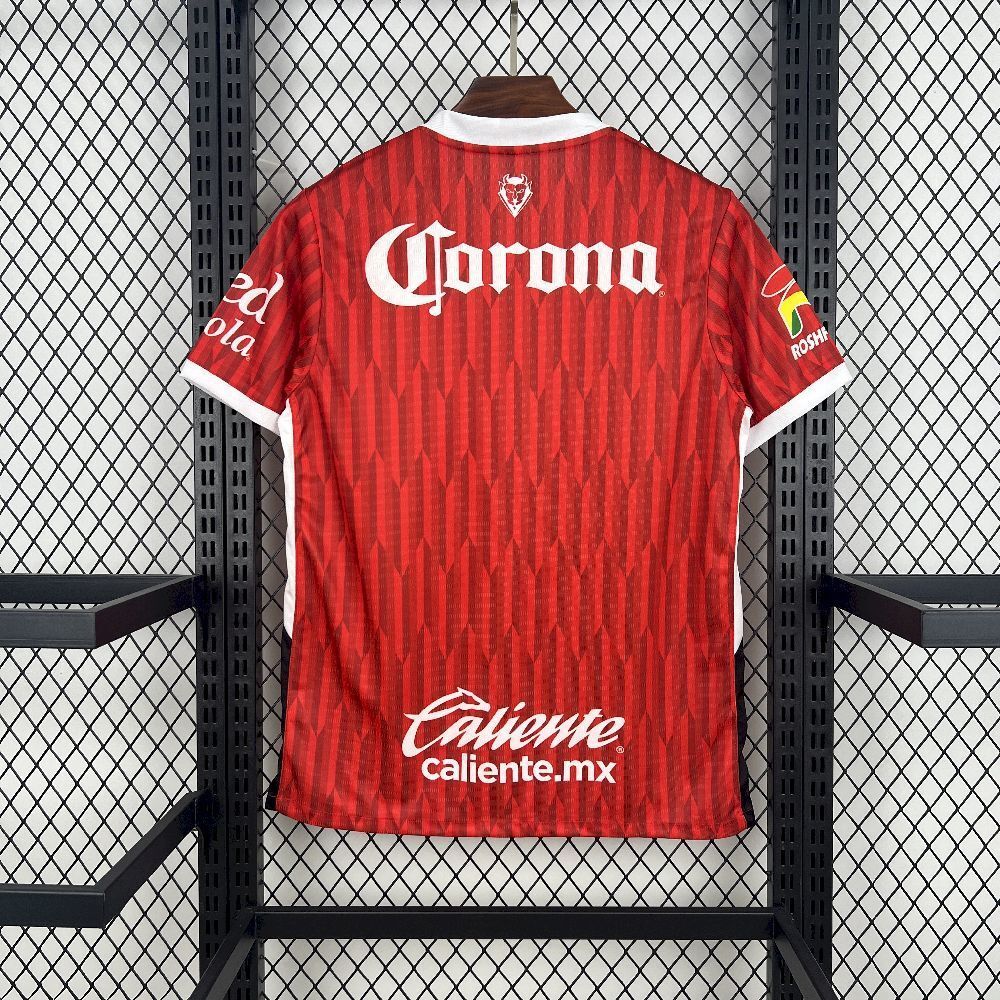 25-26 Toluca Home Kit Red Shirt Football Uniform AAAAJersey Supply Yupoo 3