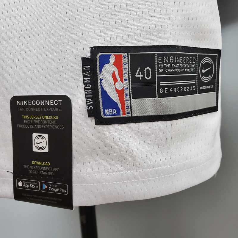 New Bryant #8 Lakers Round neck white 4