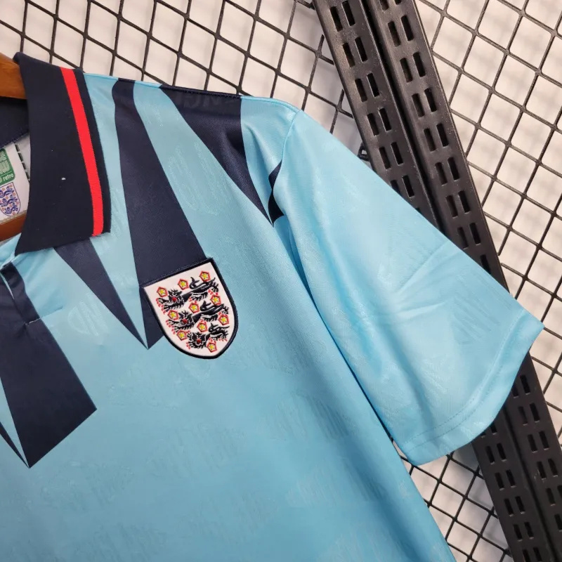 1992 England Third Retro Kit Vintage Shirt Football AAAAJersey Supplier 2