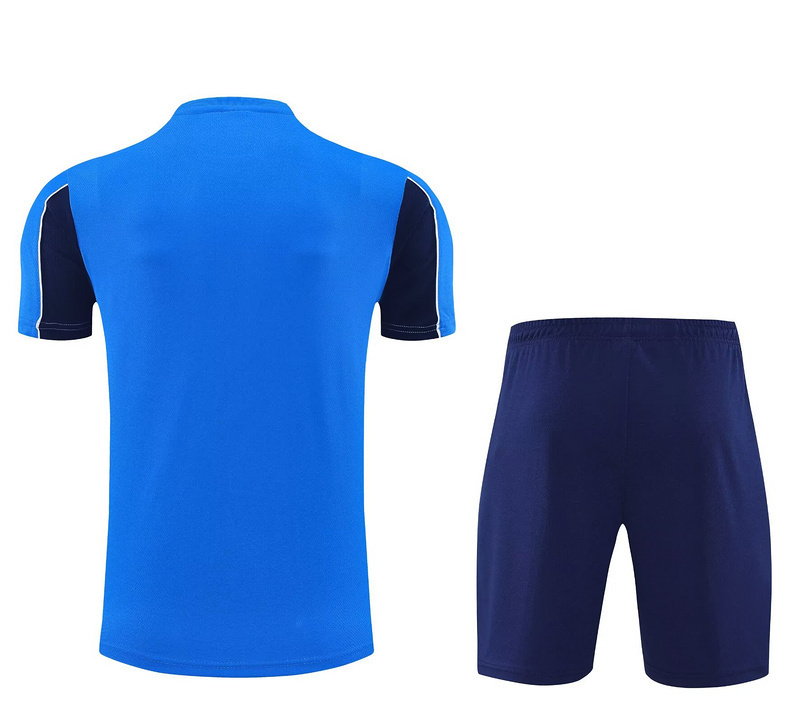 25-26 Marseille Blue Training Kits Football Tracksuits 2