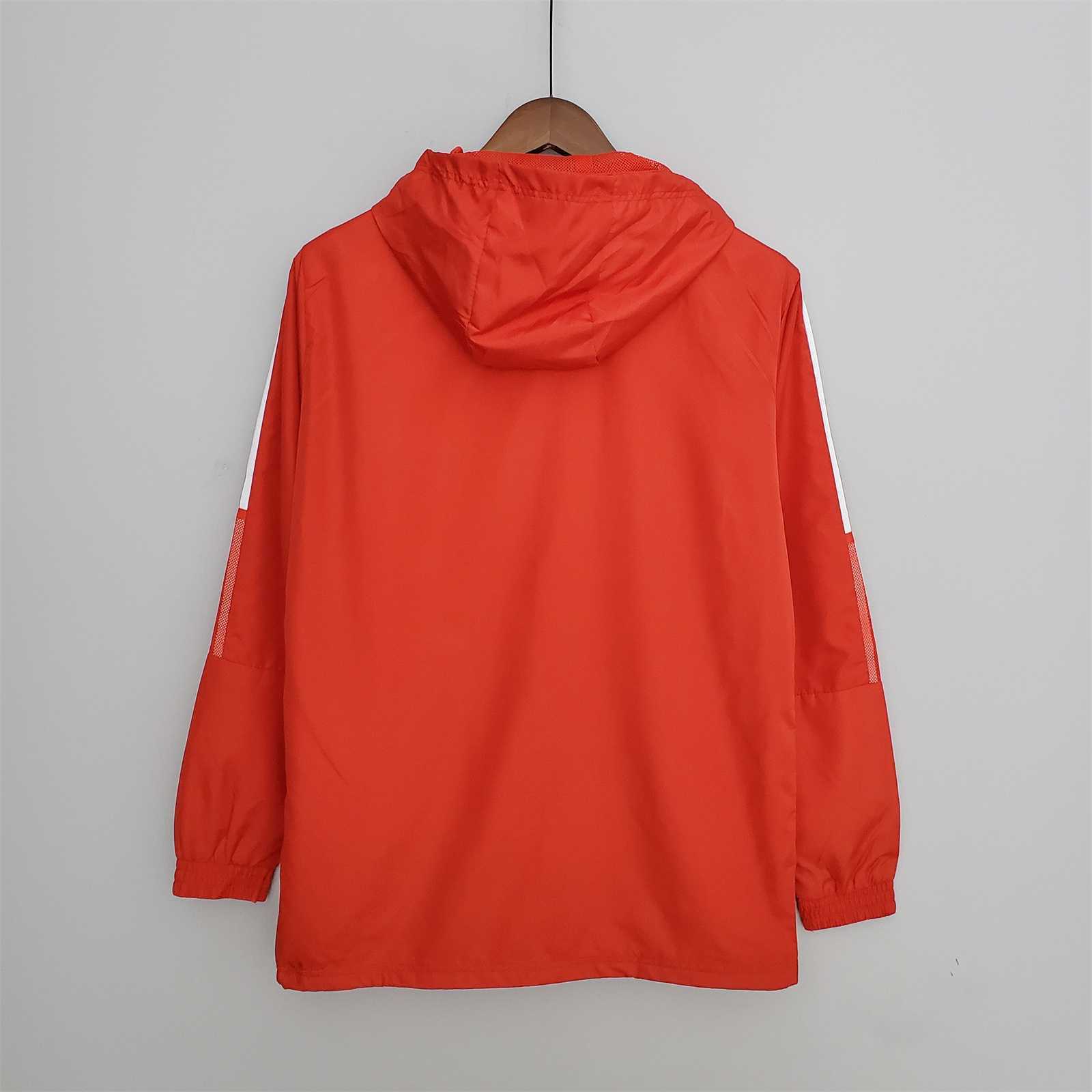 22-23 Arsenal red windbreaker 2