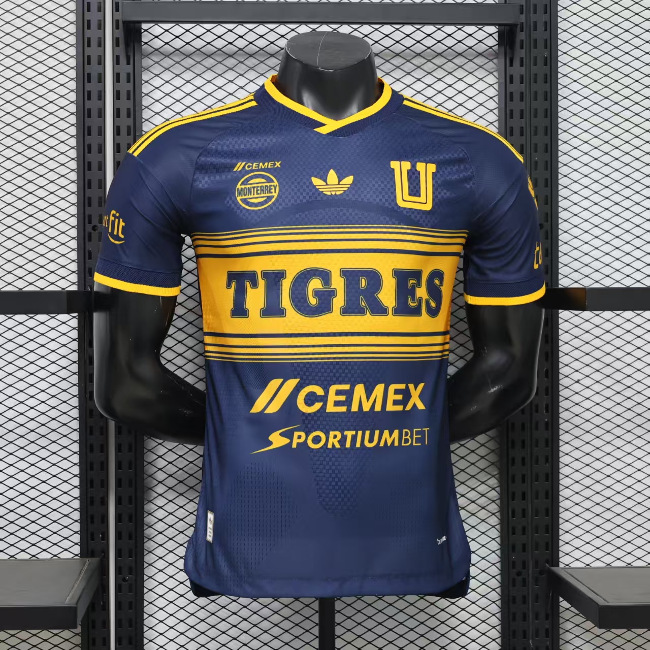 26-27 Tigres Mens Away Kit Player Version Football T-Shirt AAAAJersey Supply Yupoo 9