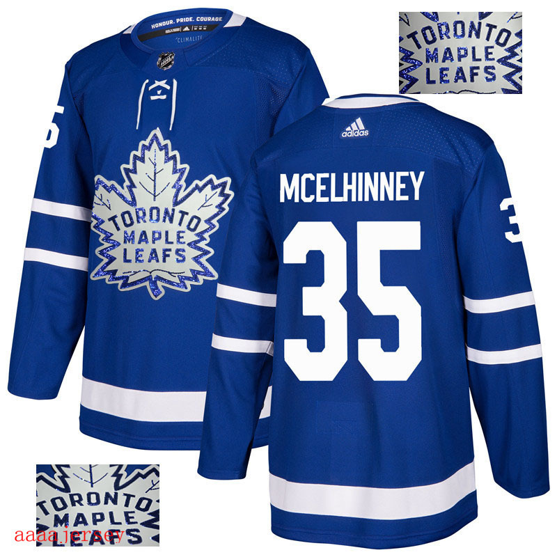 2018 Toronto Maple Leafs ice hockey jersey M-3XL 多伦多枫叶队时尚亮片款冰球服 15