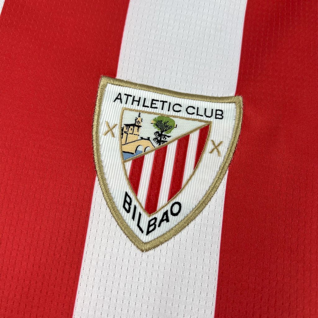25-26 Athletic Bilbao Home T-Shirt Football Apparels Soccer AAAAJersey Yupoo 5