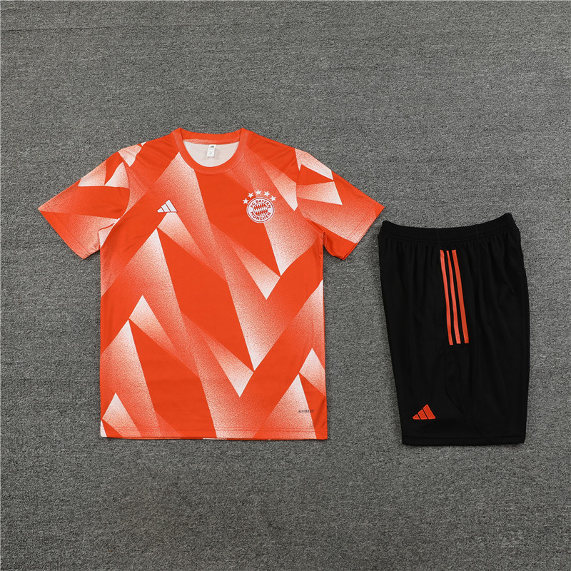 23-24 Bayern Training Orange Soccer Jerseys Yupoo 2