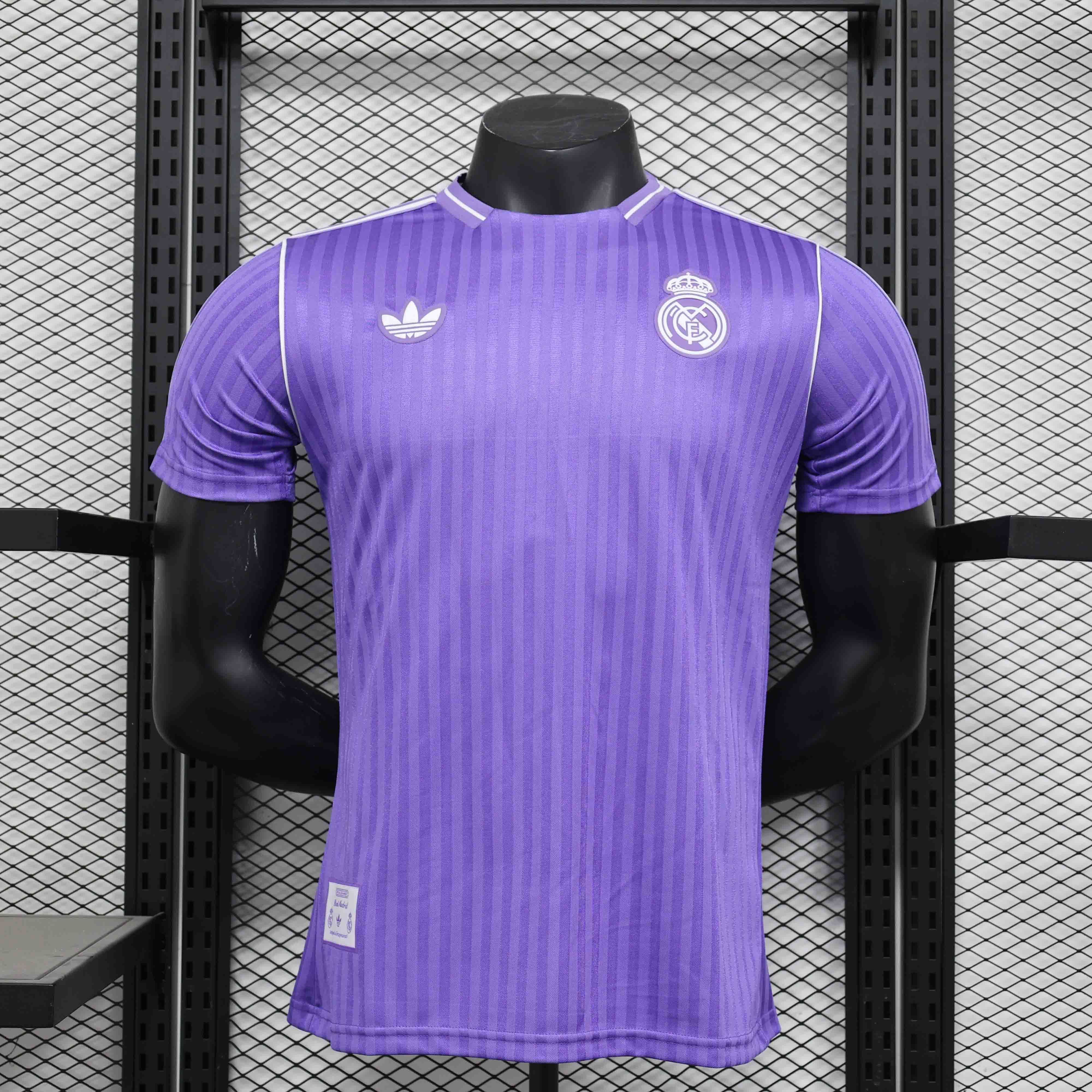 25-26 Real Madrid OG Special Edition Purple Player Version Shirt AAAAJersey Supplier Yupoo