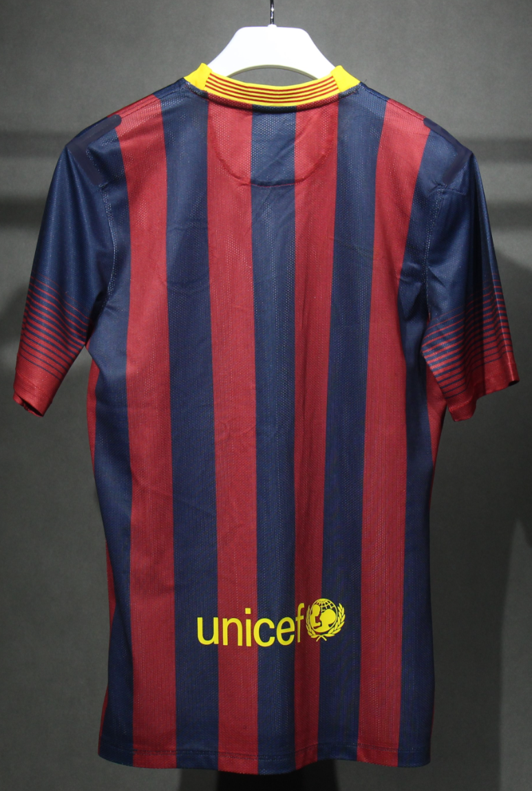 13-14 Barcelona Home Retro Kit Vintage Player Version Sino Shirt AAAAJersey Dropship Yupoo 2