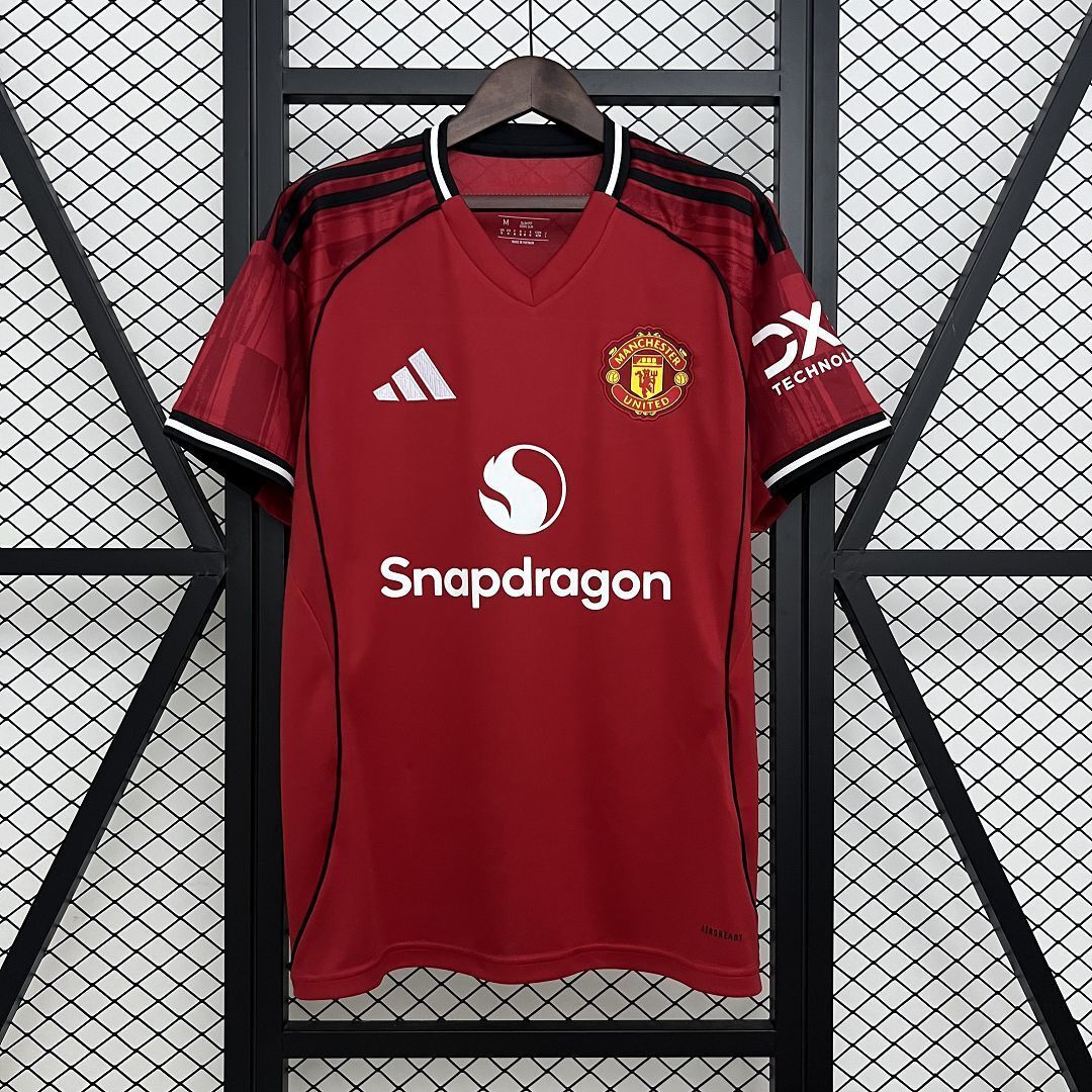 25-26 Manchester United Home Kit Football T-Shirt AAAAJersey Yupoo