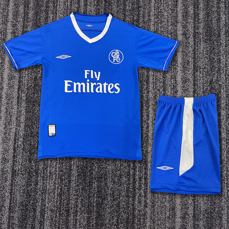 2003 Chelsea Home Retro Kid Kits Youth Apparels AAAAJersey Supplier Yupoo