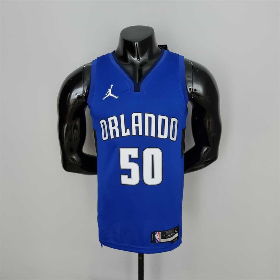 75th Anniversary Anthony#50 Orlando Magic Blue NBA Jersey