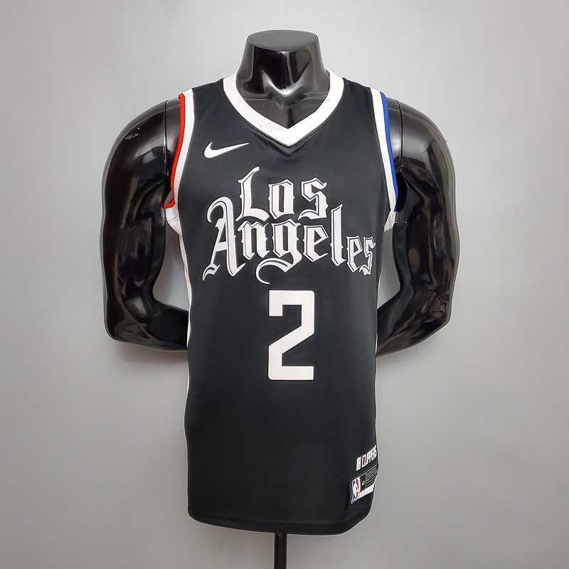 New LEONAR0#2 Los Angeles Clippers Black