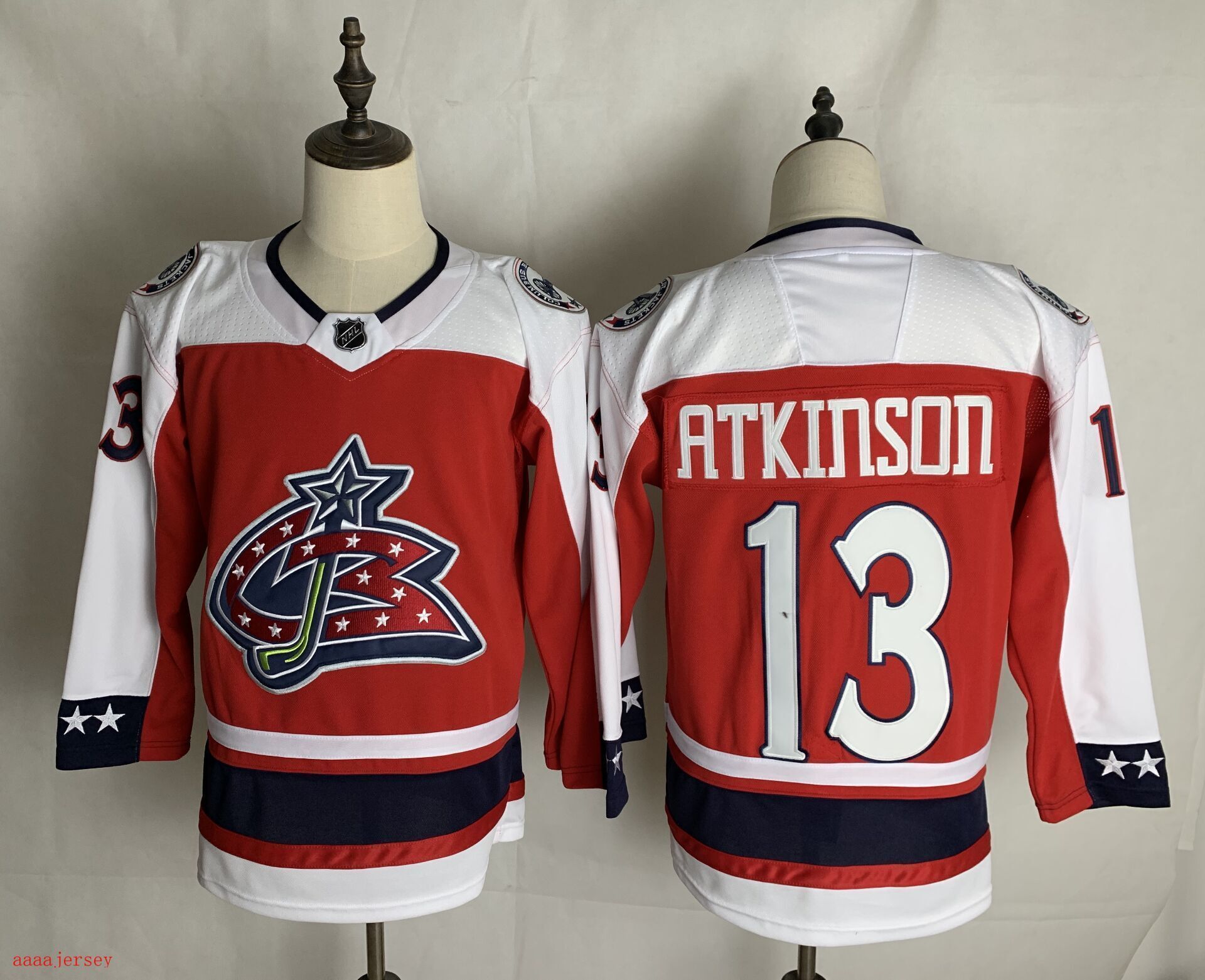 Columbus Blue Jackets Ice Hockey jersey M-3XL 哥伦布蓝衣队冰球服 2