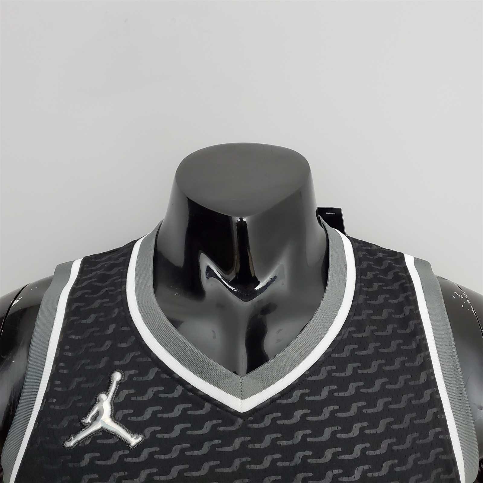 75th Anniversary Williams#55 Jordan Kings Black NBA Jersey 8