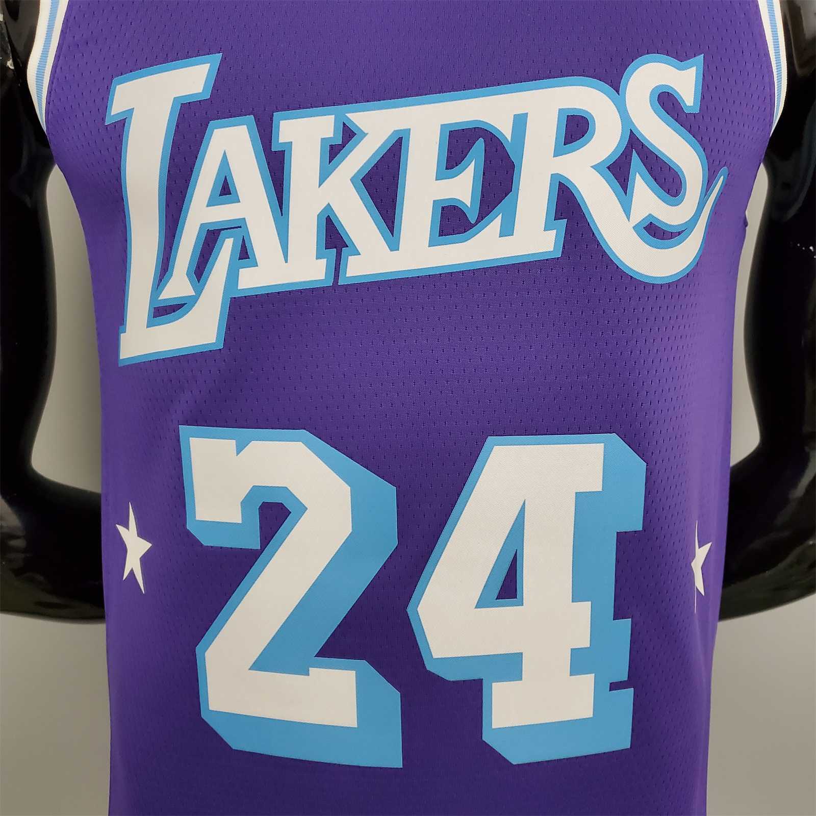 2022 75th Anniversary BRYANT#24 Lakers City Edition Purple 7