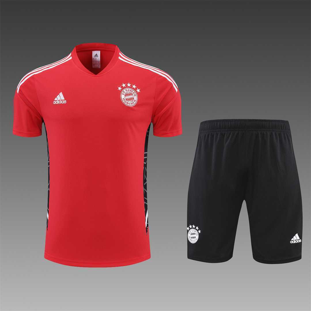 22-23 Bayern vest training suit kit black - 3 1