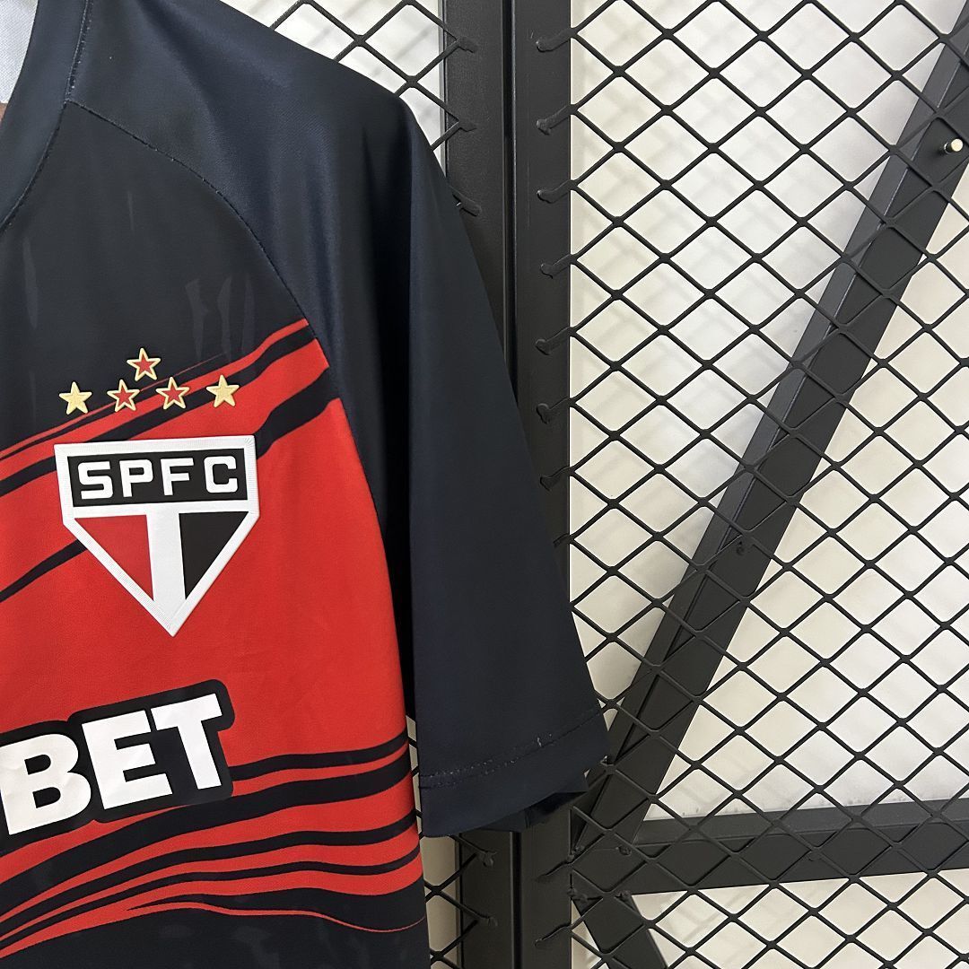25-26 Sao Paulo Goalkeeper Black Shirt Soccer Uniform AAAAJersey Dropship Yupoo 6