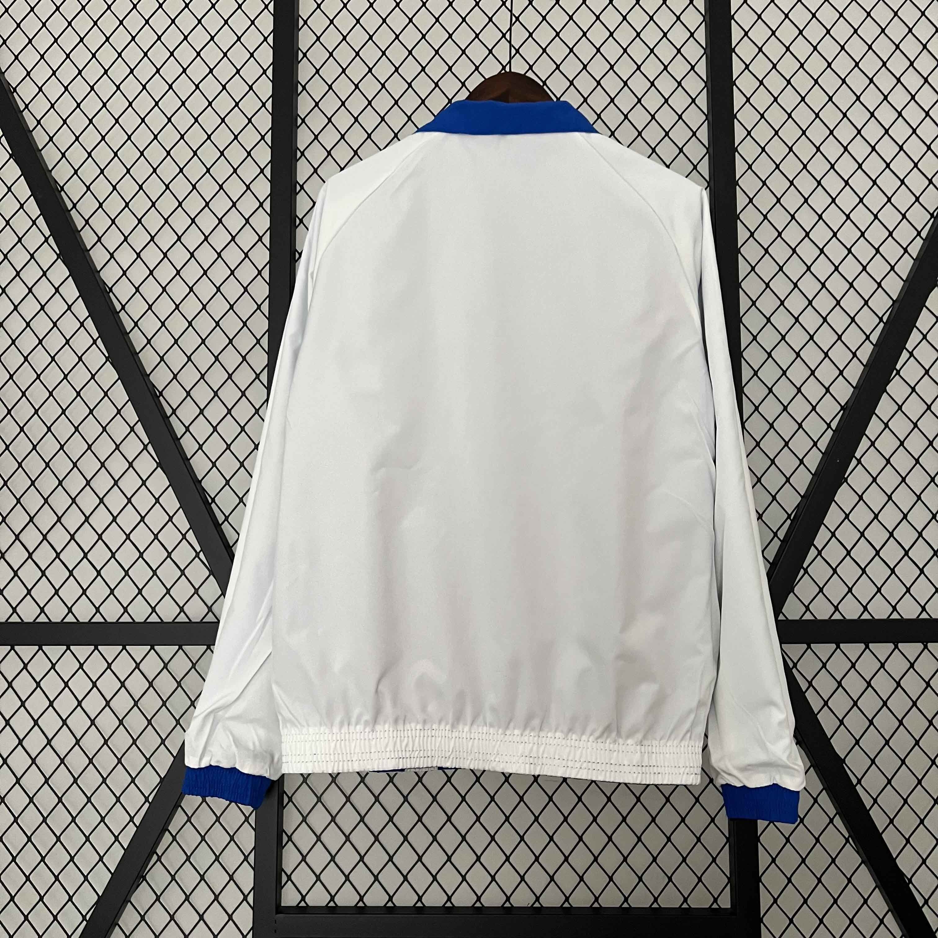 23-24 San Luis Reversible Windbreaker White&Blue Double-Sides Jacket Soccer Jerseys For Sale 3