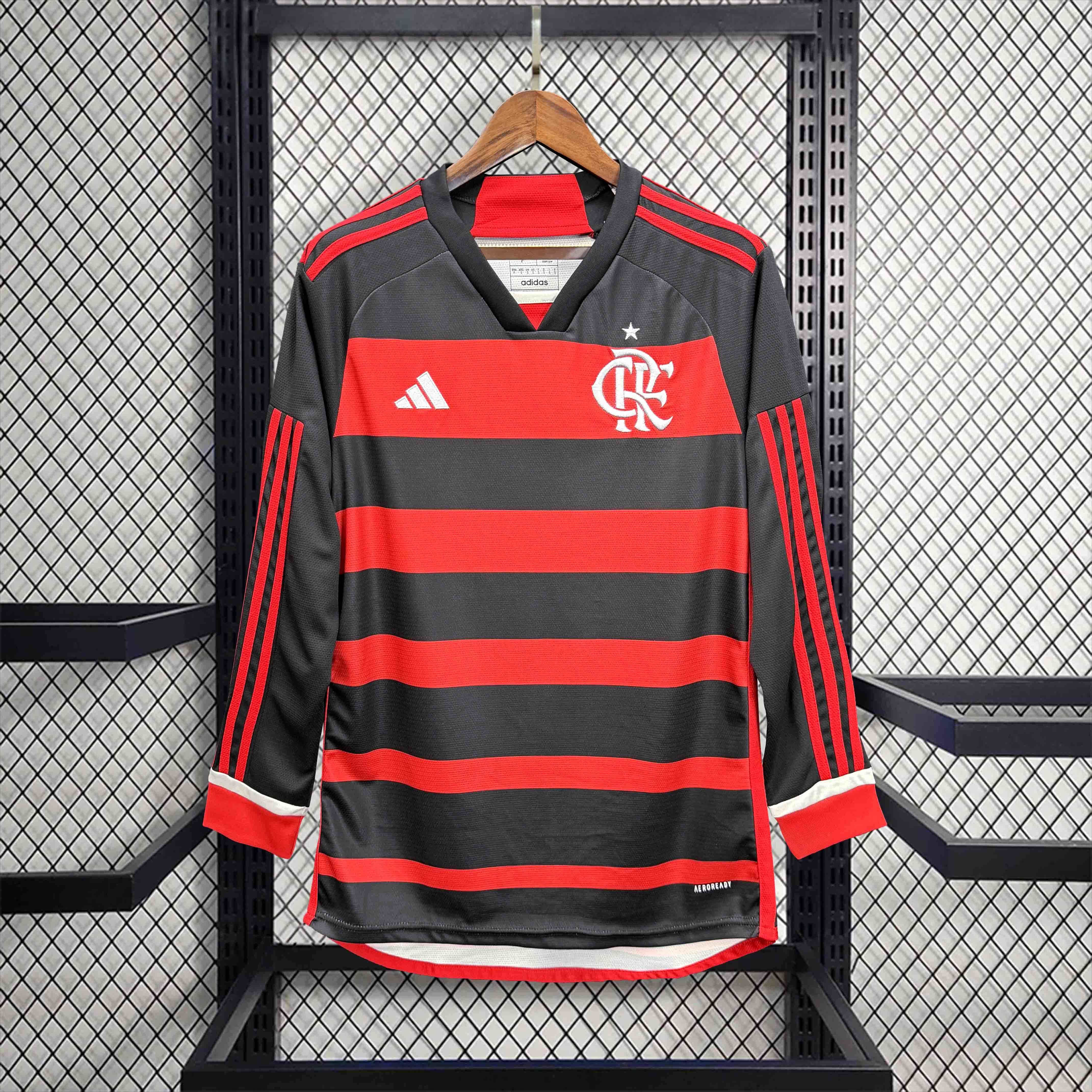 24-25 Flamengo Home Kit Long Sleeve Shirt Jersey Supplier Yupoo