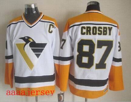 Pittsburgh Penguins retro ice hockey jersey M-3XL 匹兹堡企鹅队复古冰球服 2
