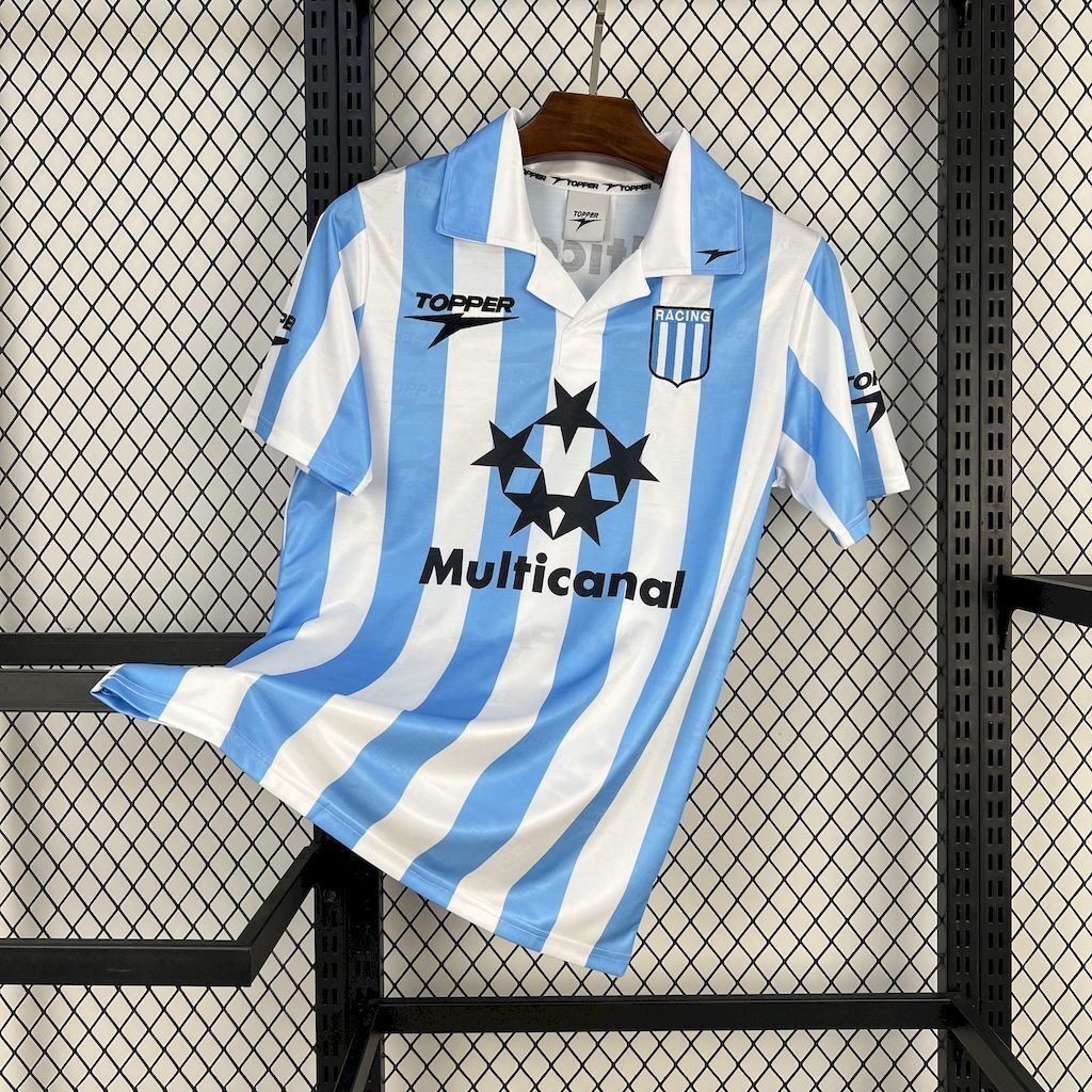 97-98 Racing Club de Avellaneda Home Kit Retro Soccer AAAAJersey Yupoo