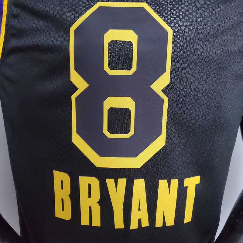 New Bryant #8 Lakers black 3