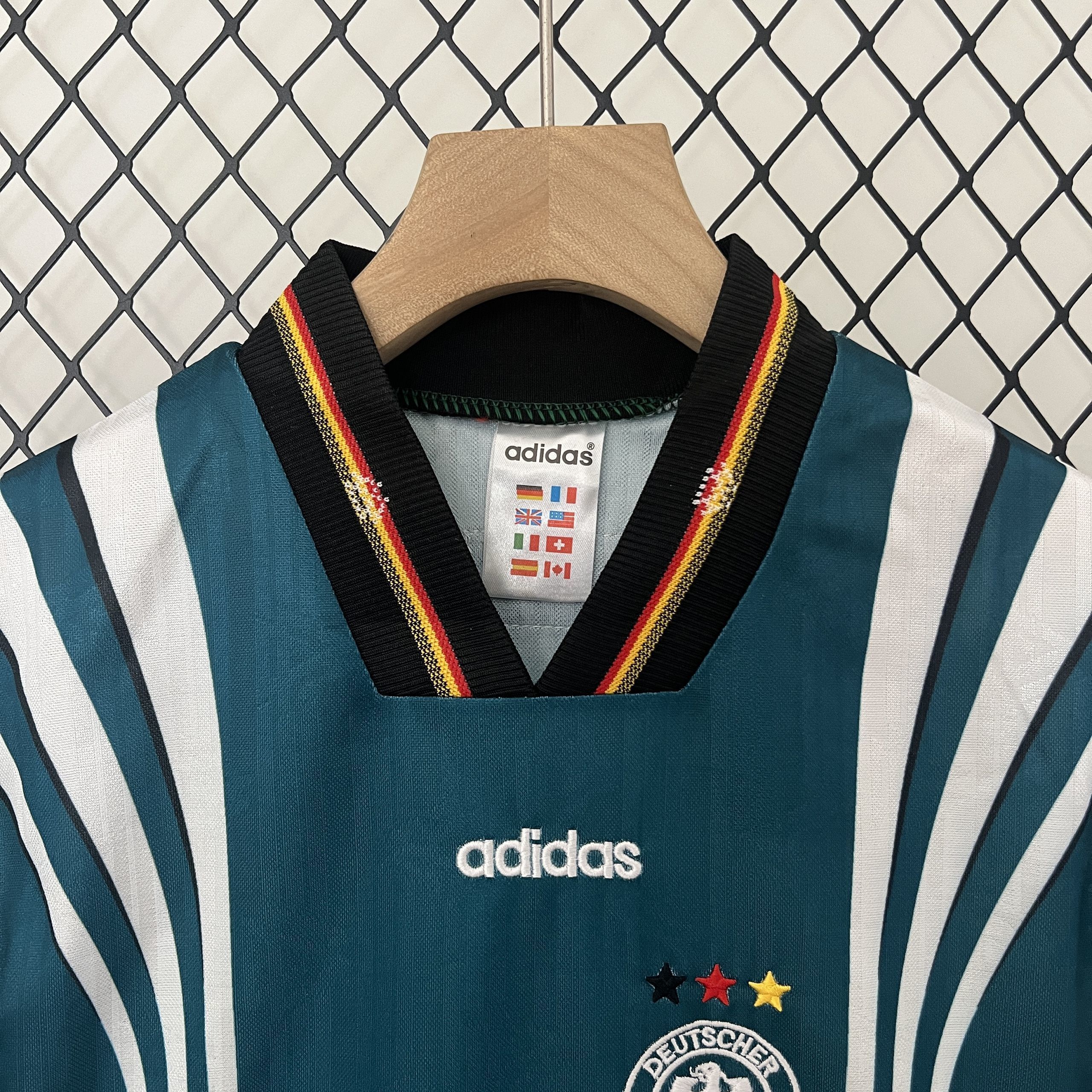1996 Germany Away Retro Kids Kits Euro Cup Shirt Cheap Jerseys Yupoo 9