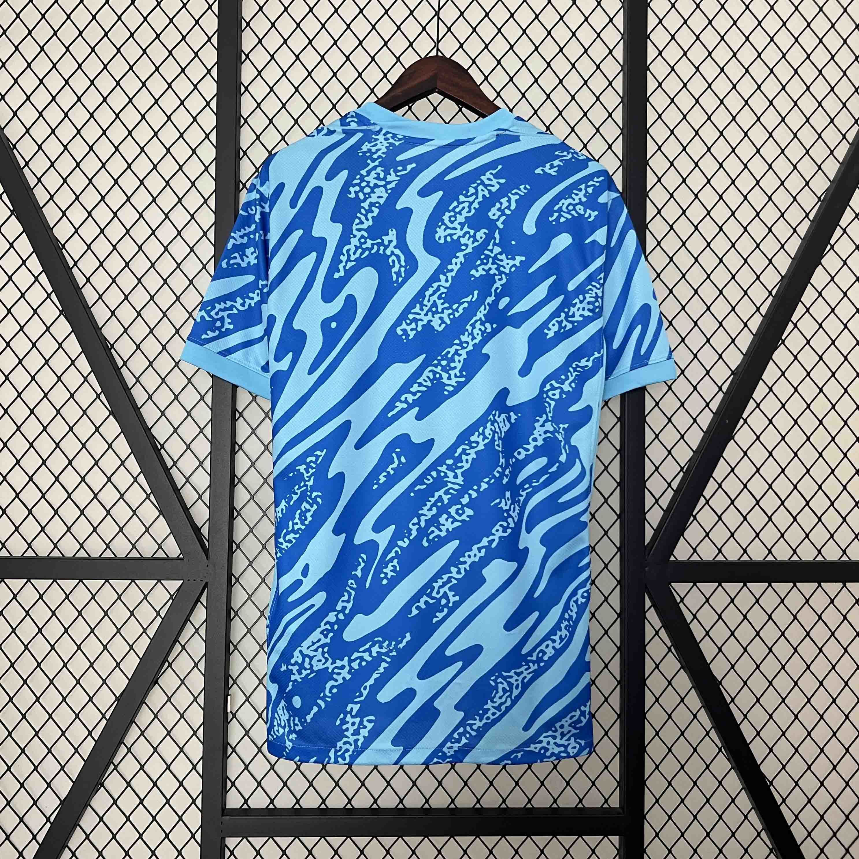 2024 Portugal Blue Goalkeeper Kit Sport AAAAJersey Yupoo 4