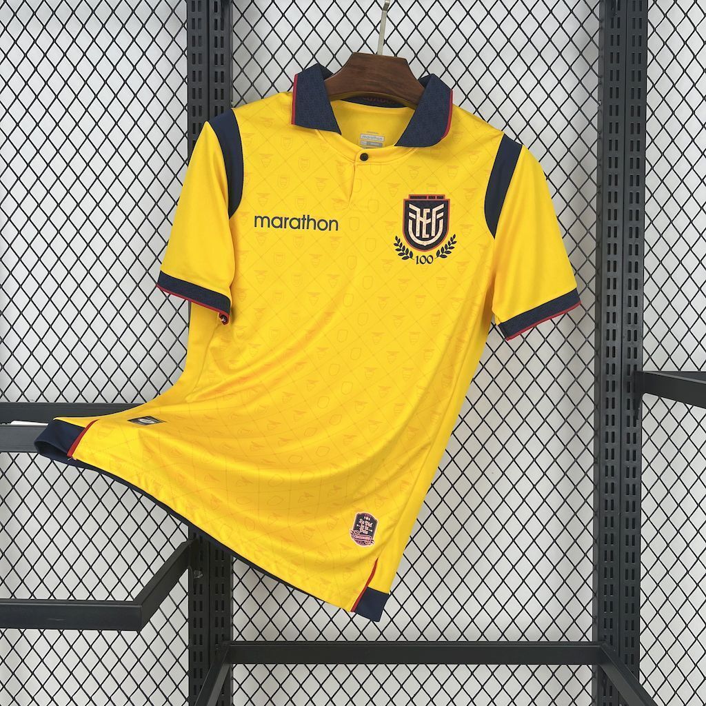 2025 Ecuador Home Shirt Football Uniform AAAAJersey Yupoo