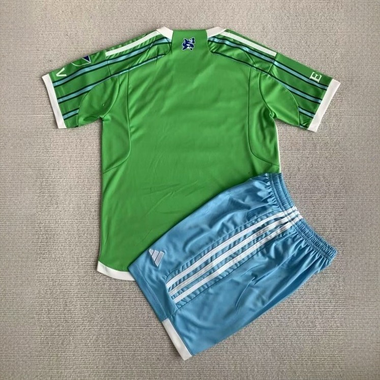 24-25 Seattle Sounders Home Adults And Kid Kits Football AAAAJersey Yupoo 1