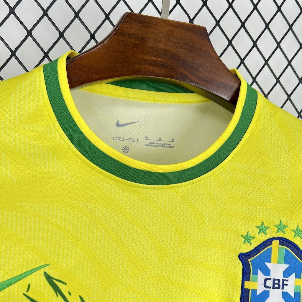 2025 Brazil Yellow Pigeon Special Edition Kit Football T-Shirt AAAAJersey Supply Yupoo 3