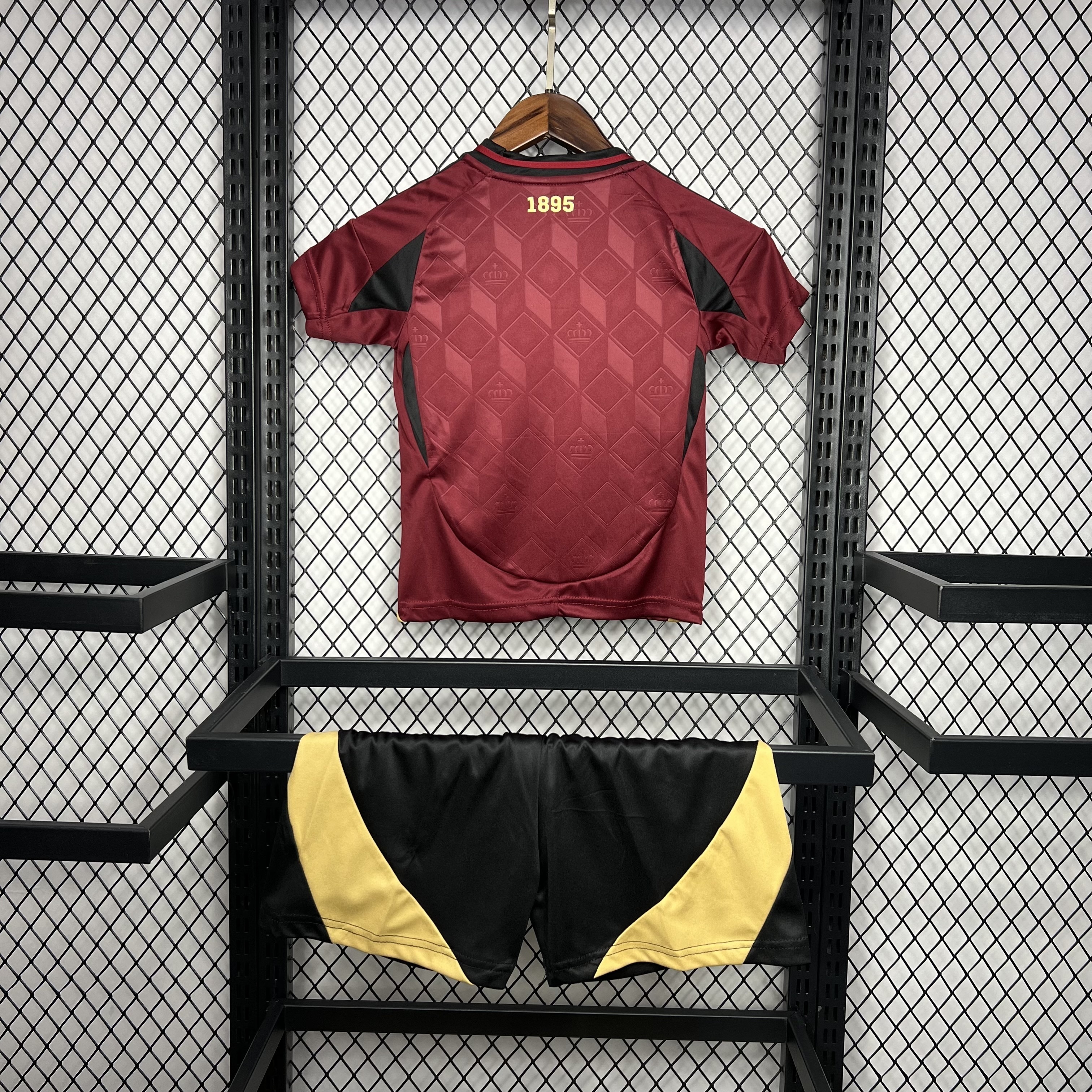2024 Belgium Home Kid Kits Children Sets Football Jerseys Yupoo 2
