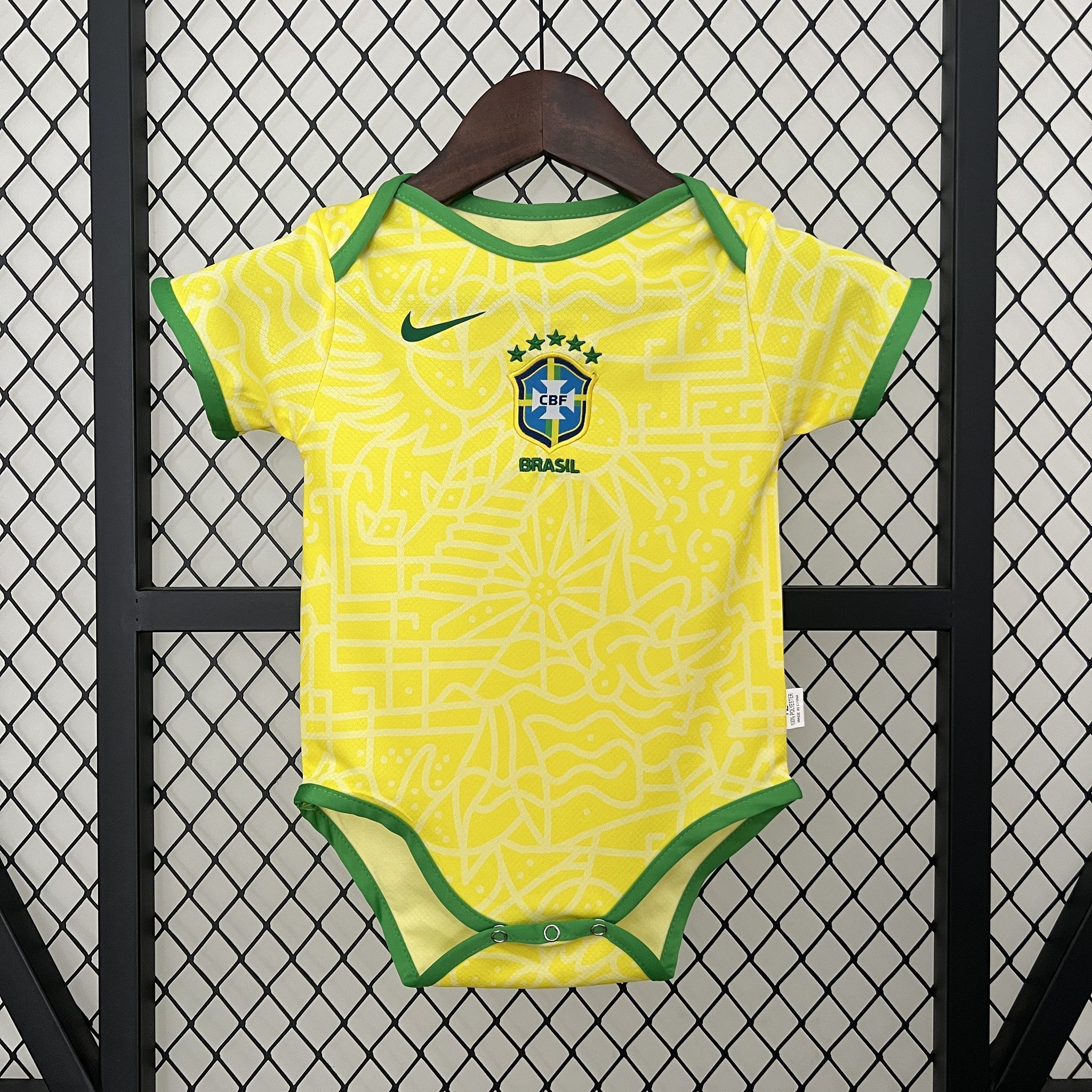 2024 Brazil Home Baby Uniform Best Wholesale Yupoo