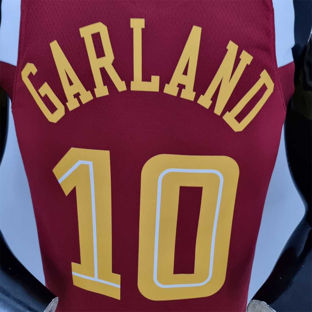 2022 Cleveland Cavaliers GARLAND#10 Urban Edition Red NBA Jersey 3