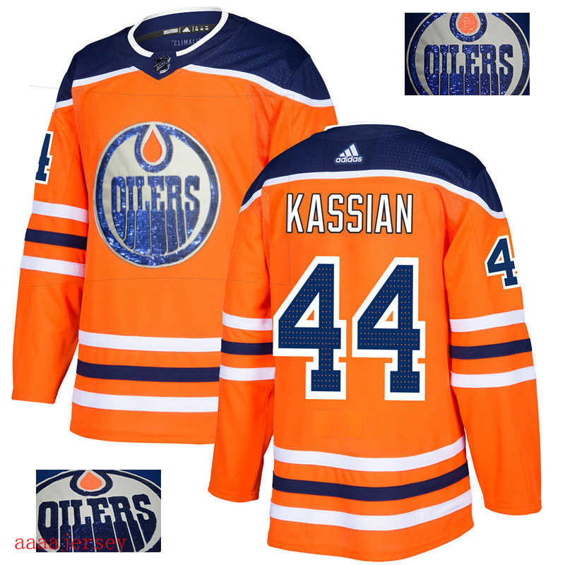 2018 Edmonton Oilers ice hockey jersey M-3XL 埃德蒙顿油人队时尚亮片款冰球服 13