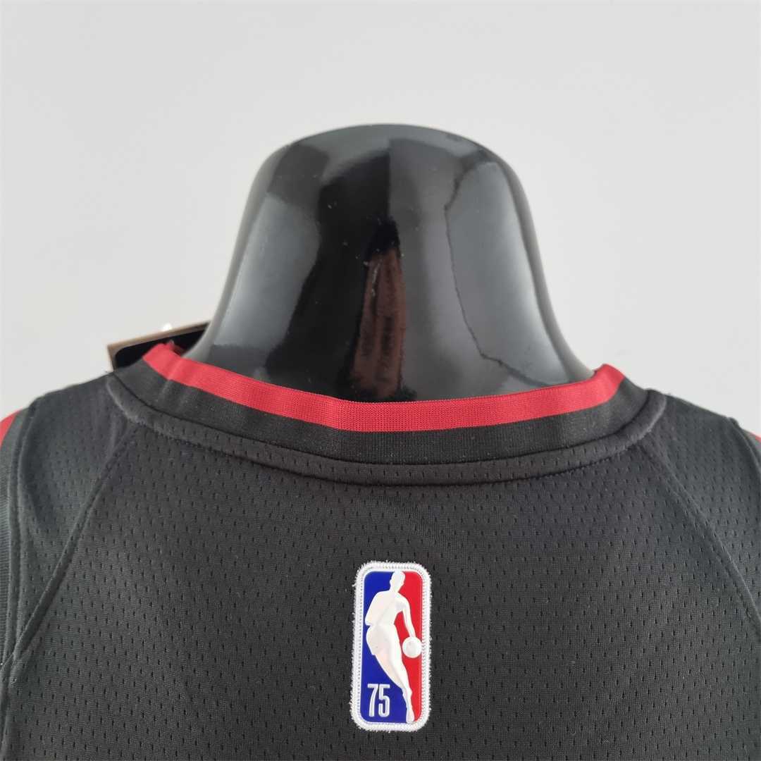 75th Anniversary Miami Heat HERRO#14 black NBA Jersey 1