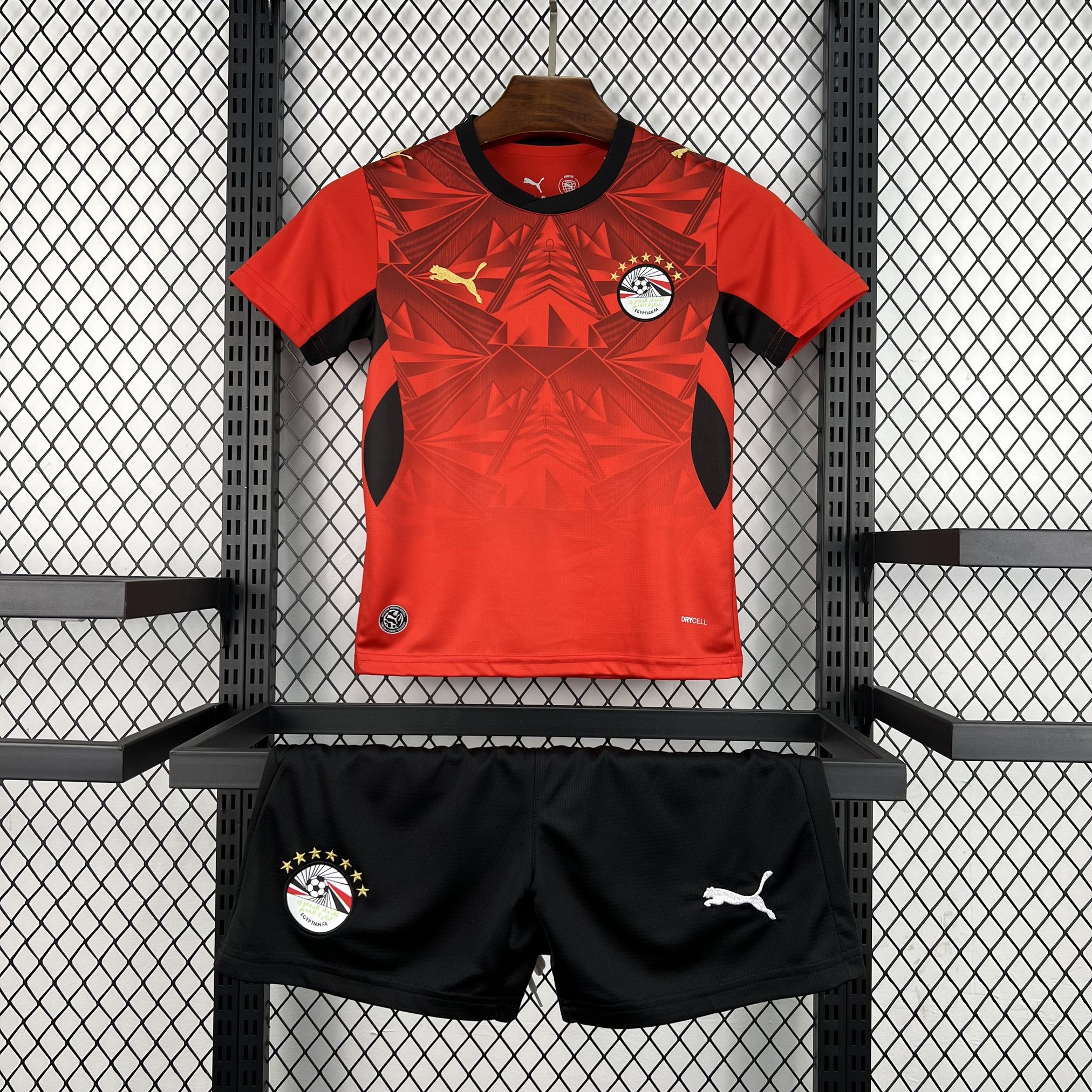 2026 World Cup Set Egypt Home Kids Kit Football Youth Apparels AAAAJersey Supply Yupoo 6