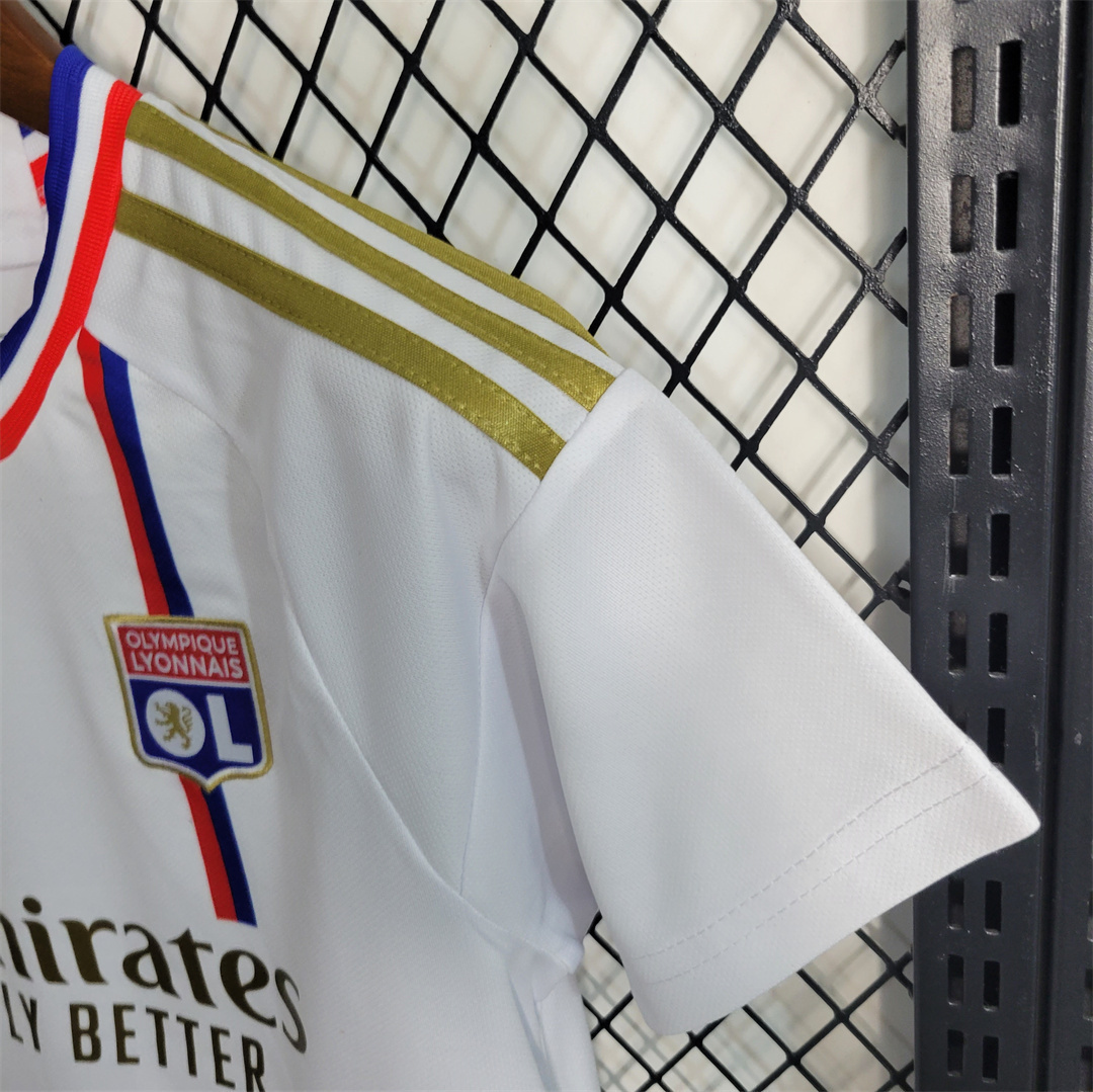 23-24 Lyon home kids kit 2