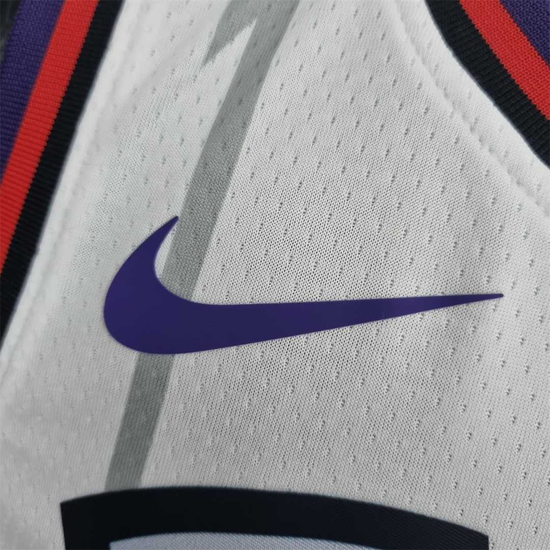 Toronto Raptors VANVLEET#23 White NBA Jersey 3