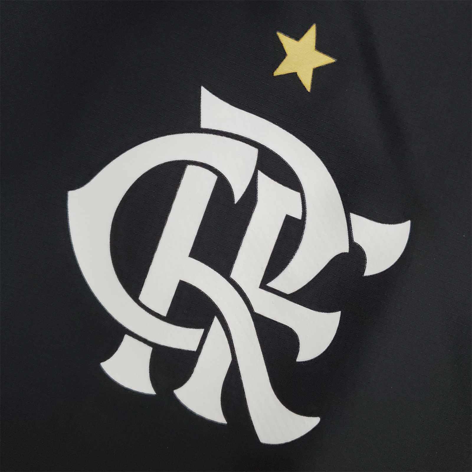 22-23 Flamengo blackwhiteBlue windbreaker 1