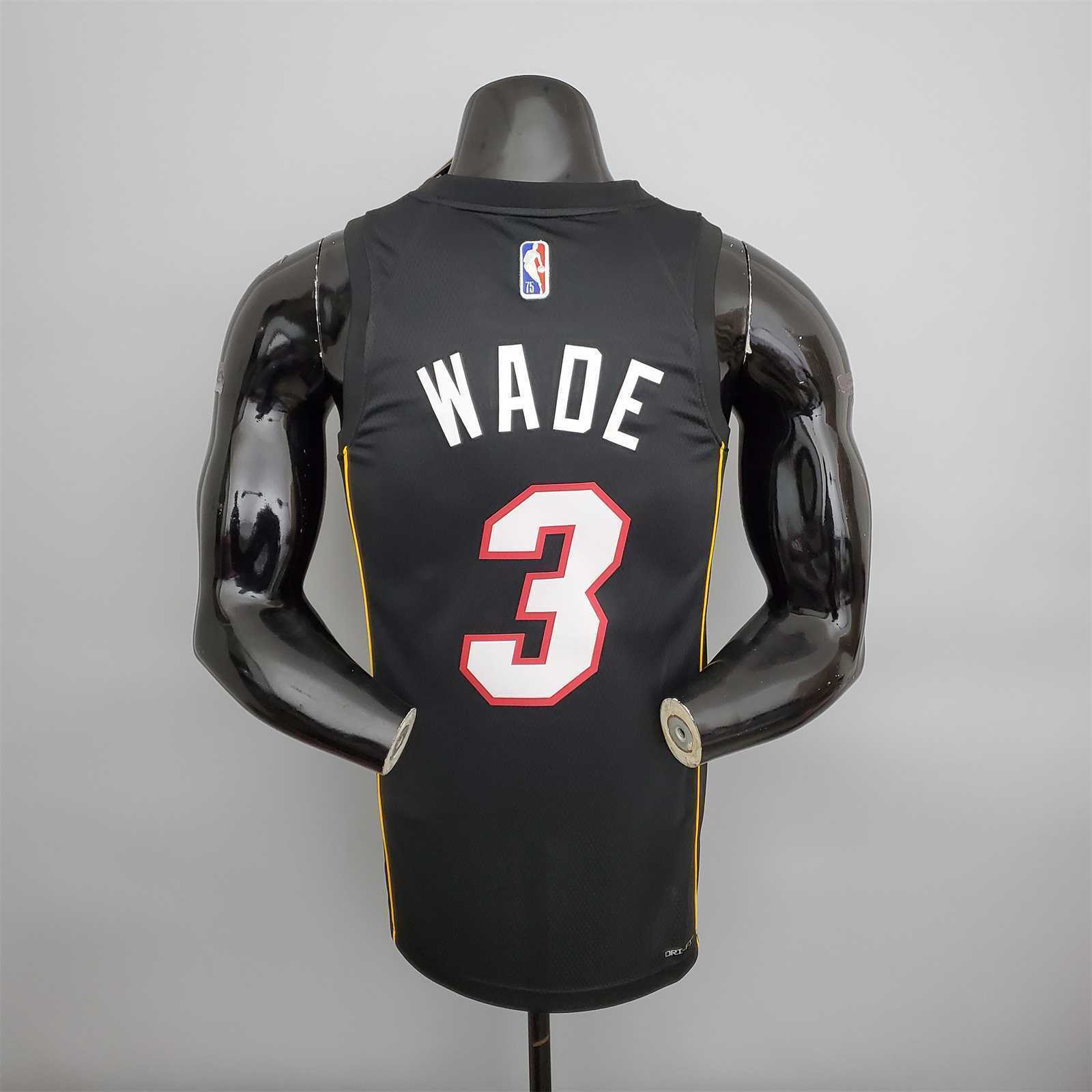 2022 season Wade #3 Heat City Edition Black 9