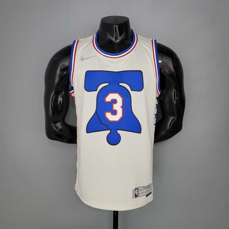 2021 IVERSON#3 76ers Bonus Edition Off-White