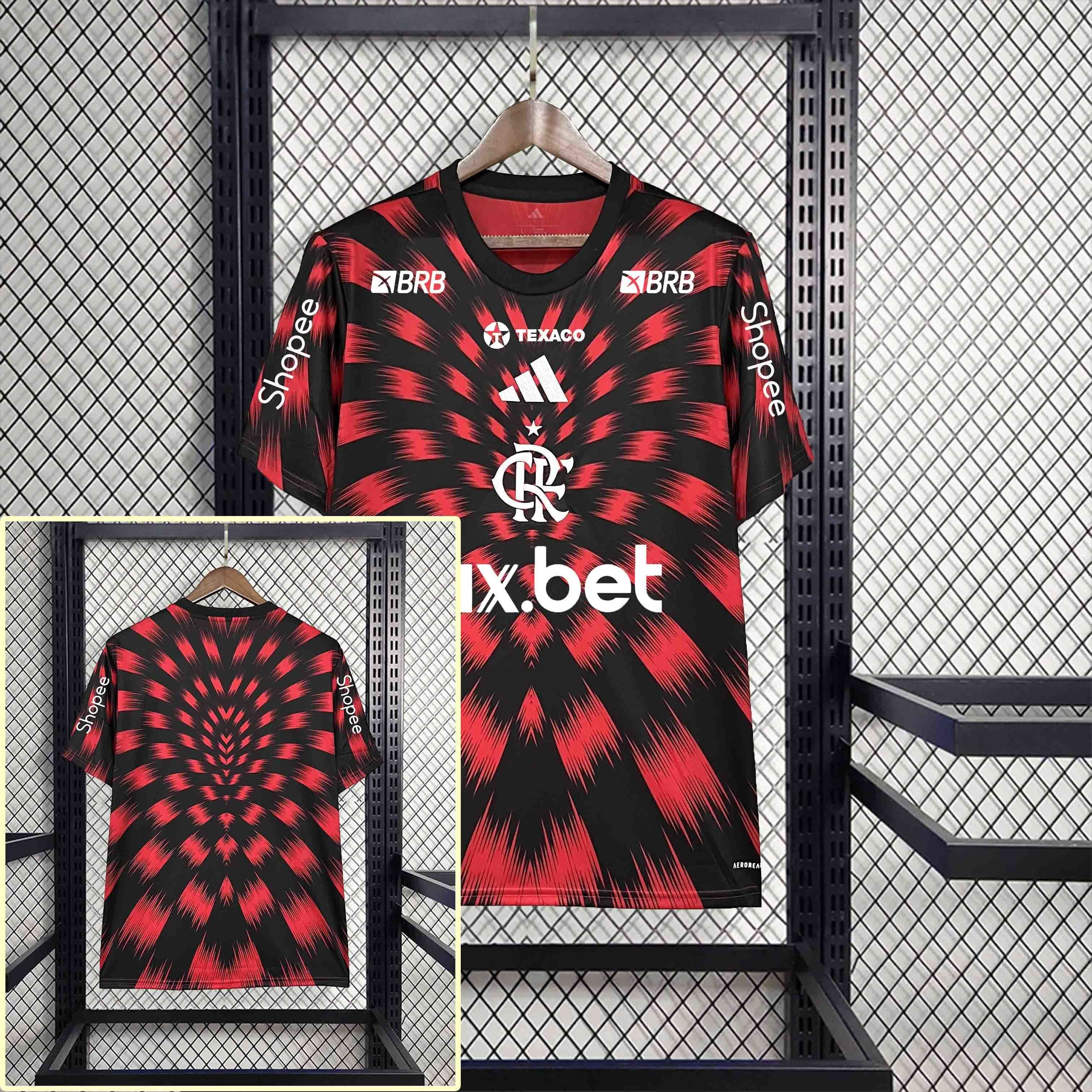 25-26 All Sponsor Flamengo Training Kit Soccer AAAAJersey Yupoo S-2XL-1